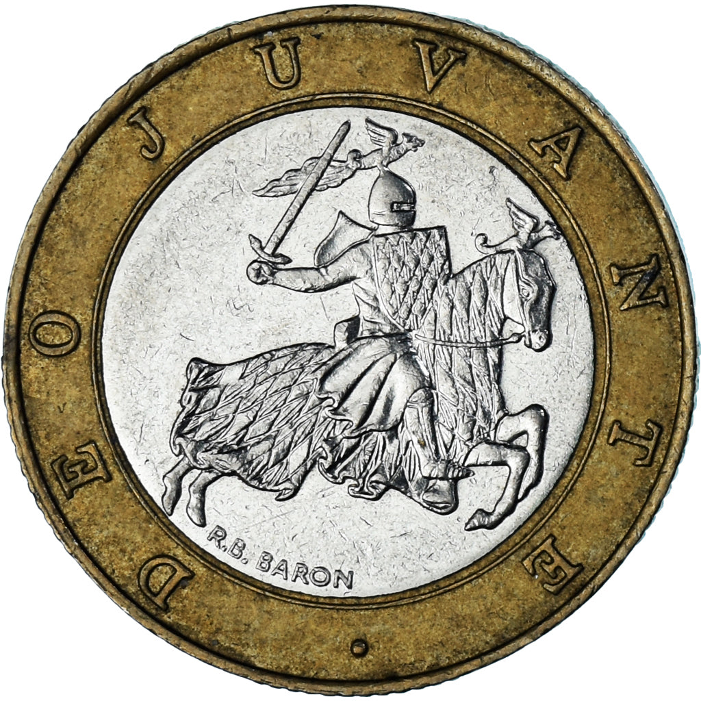Moeda, Mónaco, 10 Francs, 1991