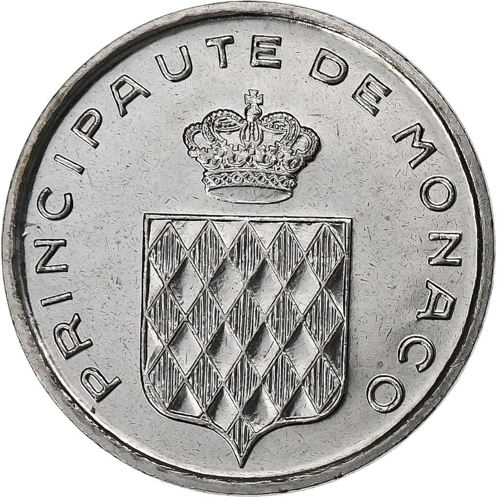 Monaco, Rainier III, Centime, 1995, MDP, Série BU, Acier inoxydable, FDC