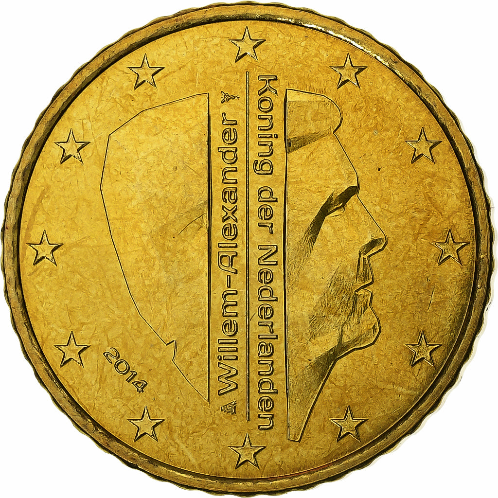 Nederland, Willem-Alexander, 50 Centimes, 2014, Utrecht, Nordic gold, PR+