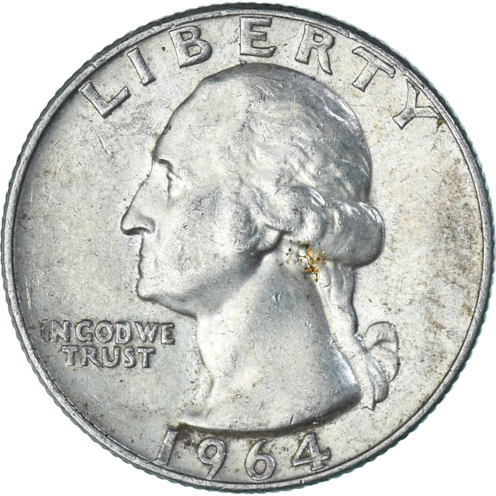 Moneda, Estados Unidos, Quarter, 1964