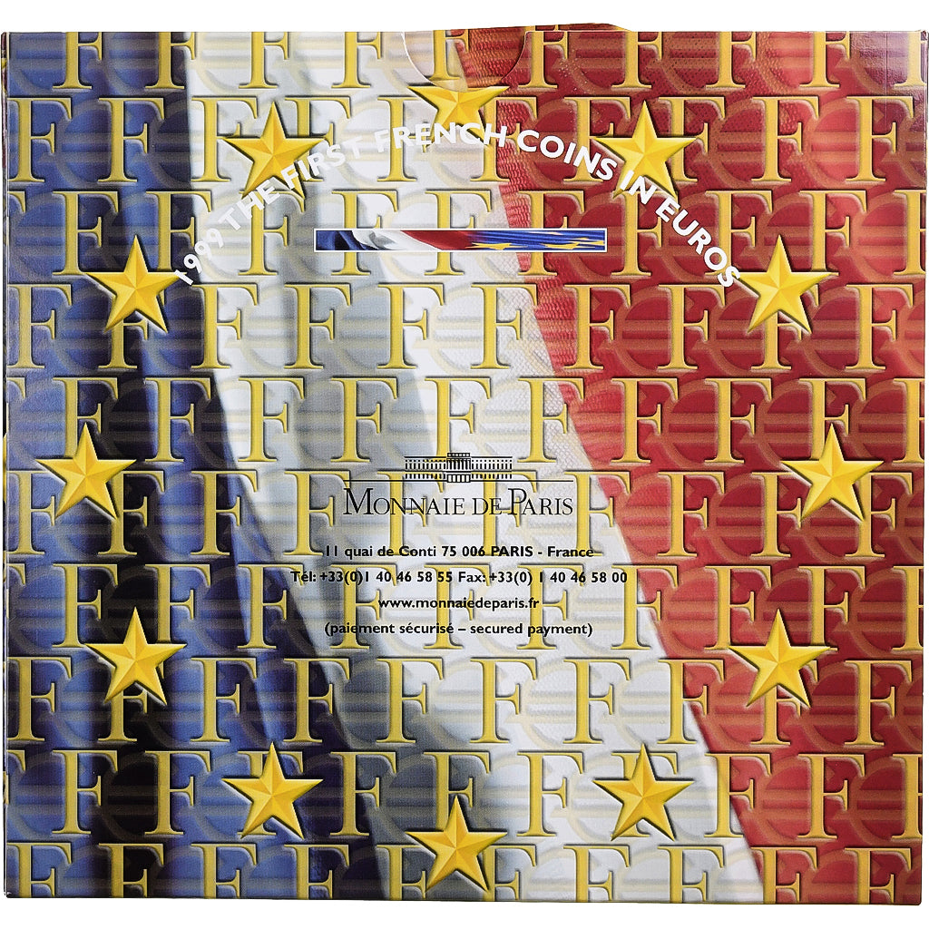 France, Coffret 1c. à 2€, BU, 1999, MDP, MS(65-70)
