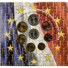 France, Coffret 1c. à 2€, BU, 2000, MDP, MS(65-70)