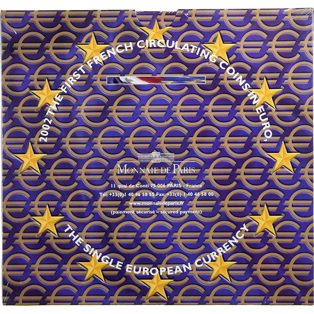 Francia, Coffret 1c. à 2€, BU, 2002, MDP, Sin información, FDC