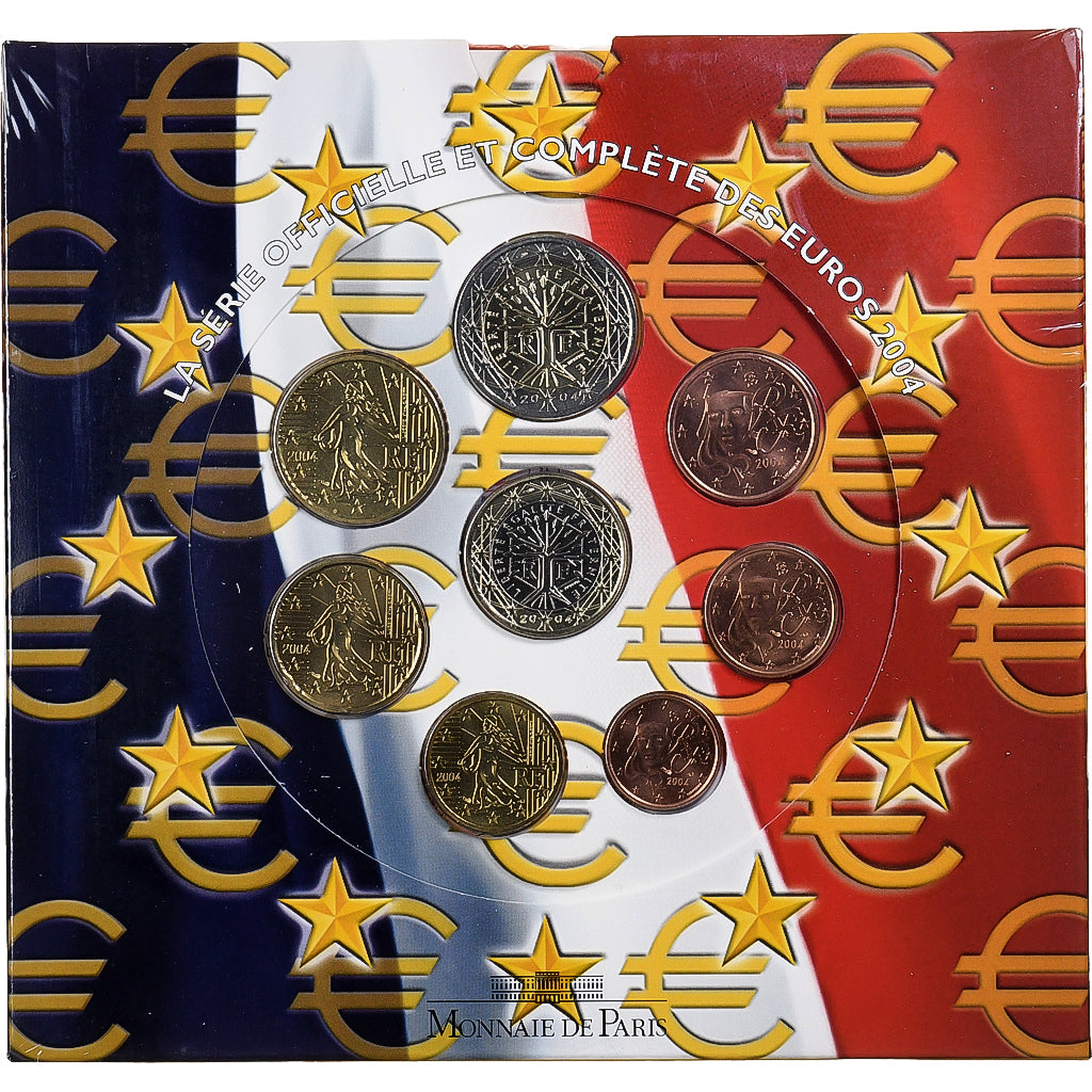 Francia, Coffret 1c. à 2€, BU, 2004, MDP, N.C., FDC