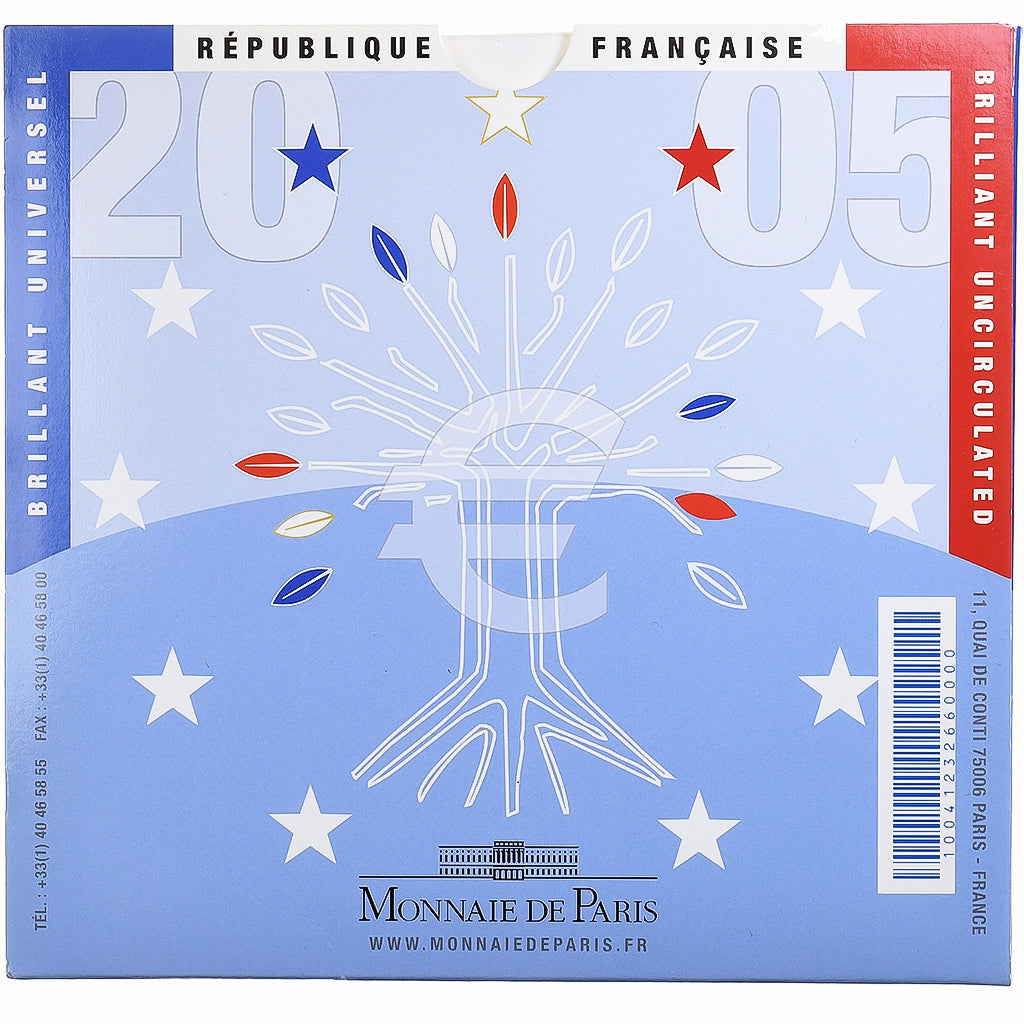 Francia, Coffret 1c. à 2€, BU, 2005, MDP, N.C., FDC