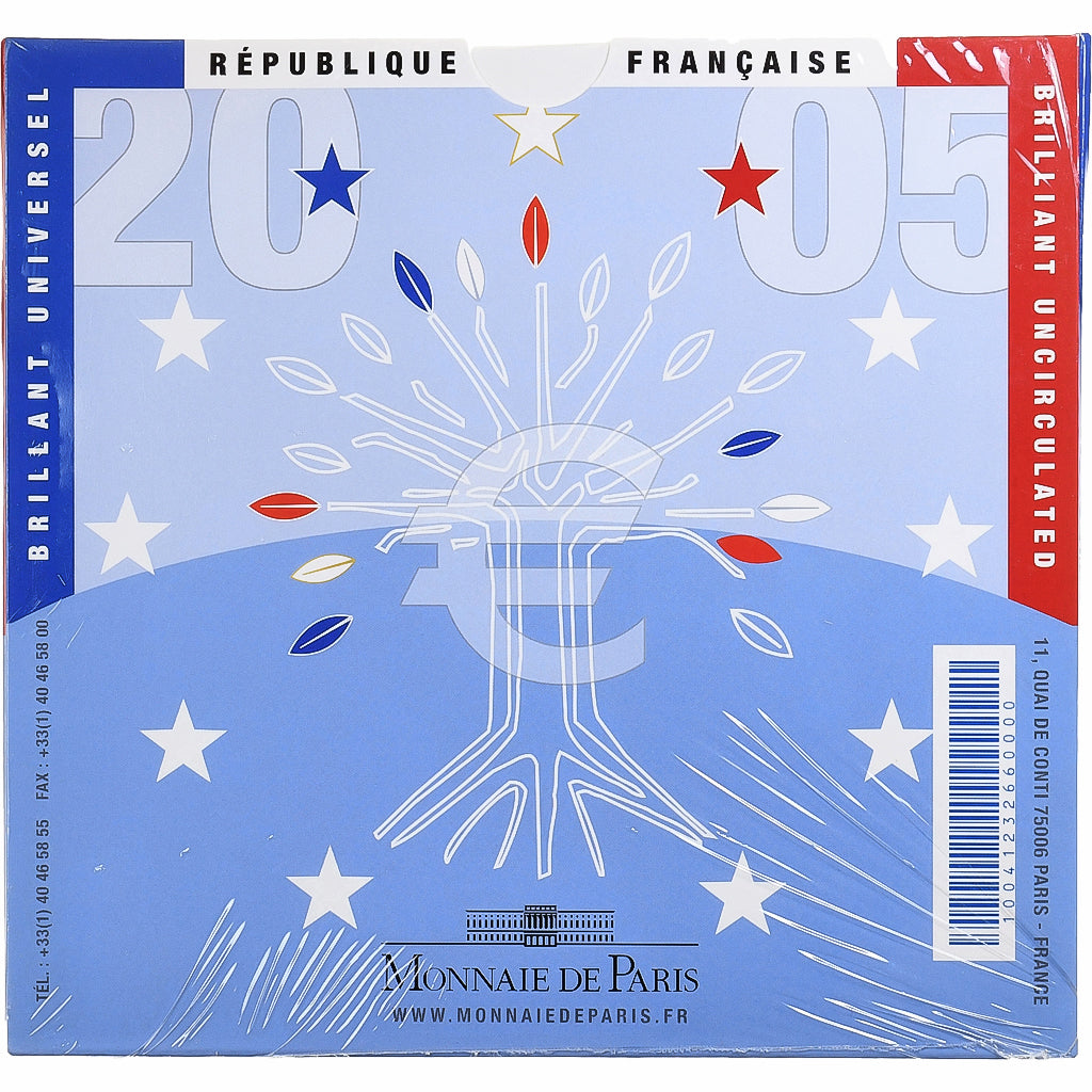 Francia, Coffret 1c. à 2€, BU, 2005, MDP, N.C., FDC
