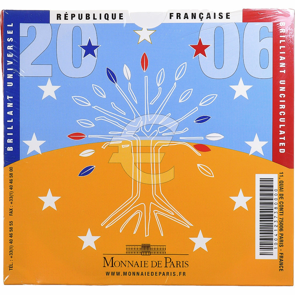 Francia, Coffret 1c. à 2€, BU, 2006, MDP, N.C., FDC