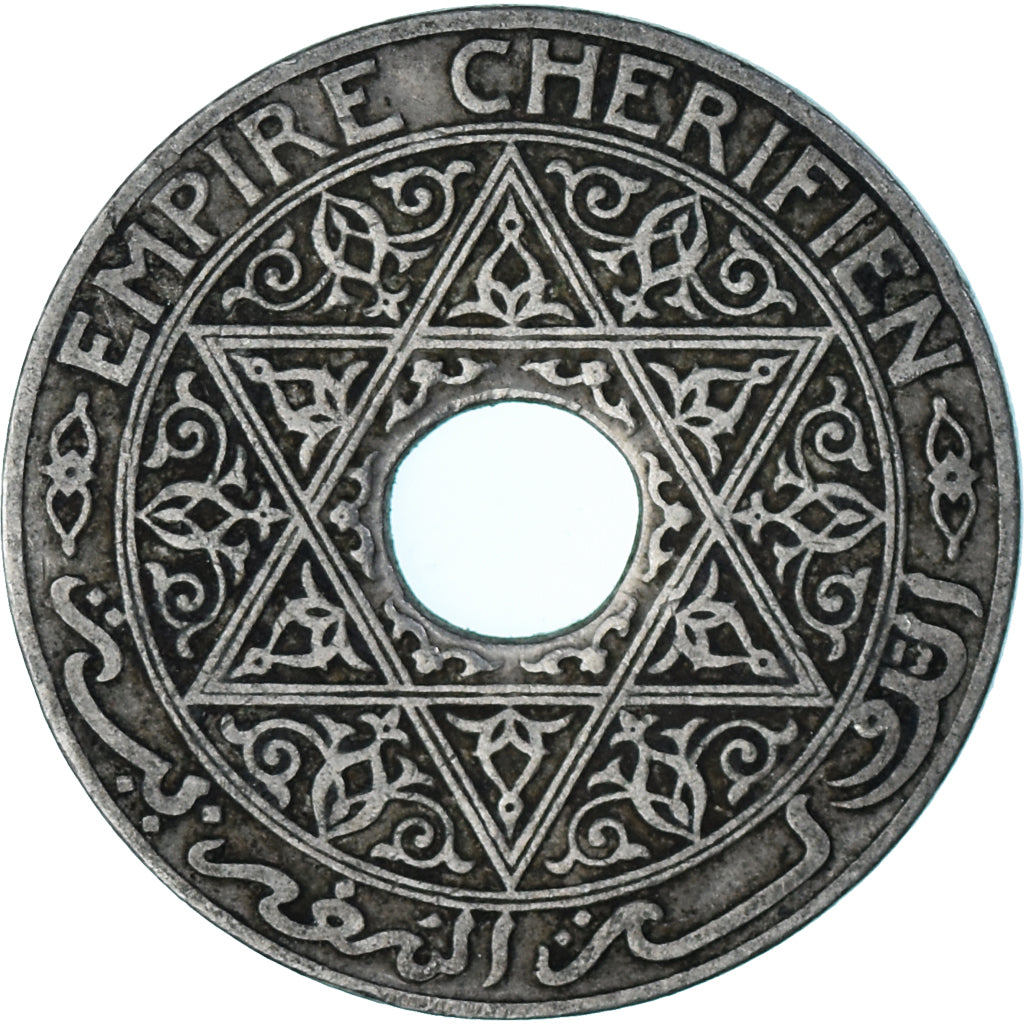 Moeda, Marrocos, 25 Centimes, 1921