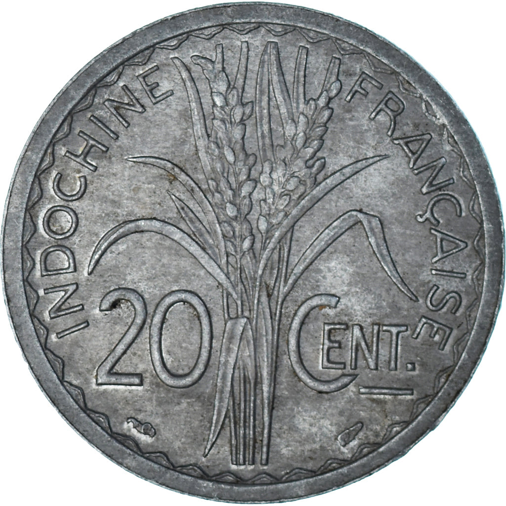 Munten, FRANS INDO-CHINA, 20 Cents, 1945