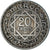 Moneda, Marruecos, 20 Francs, 1366