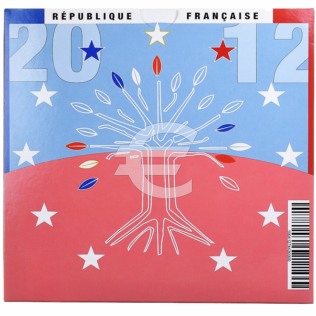 France, Coffret 1c. à 2€, BU, 2012, MDP, MS(65-70)