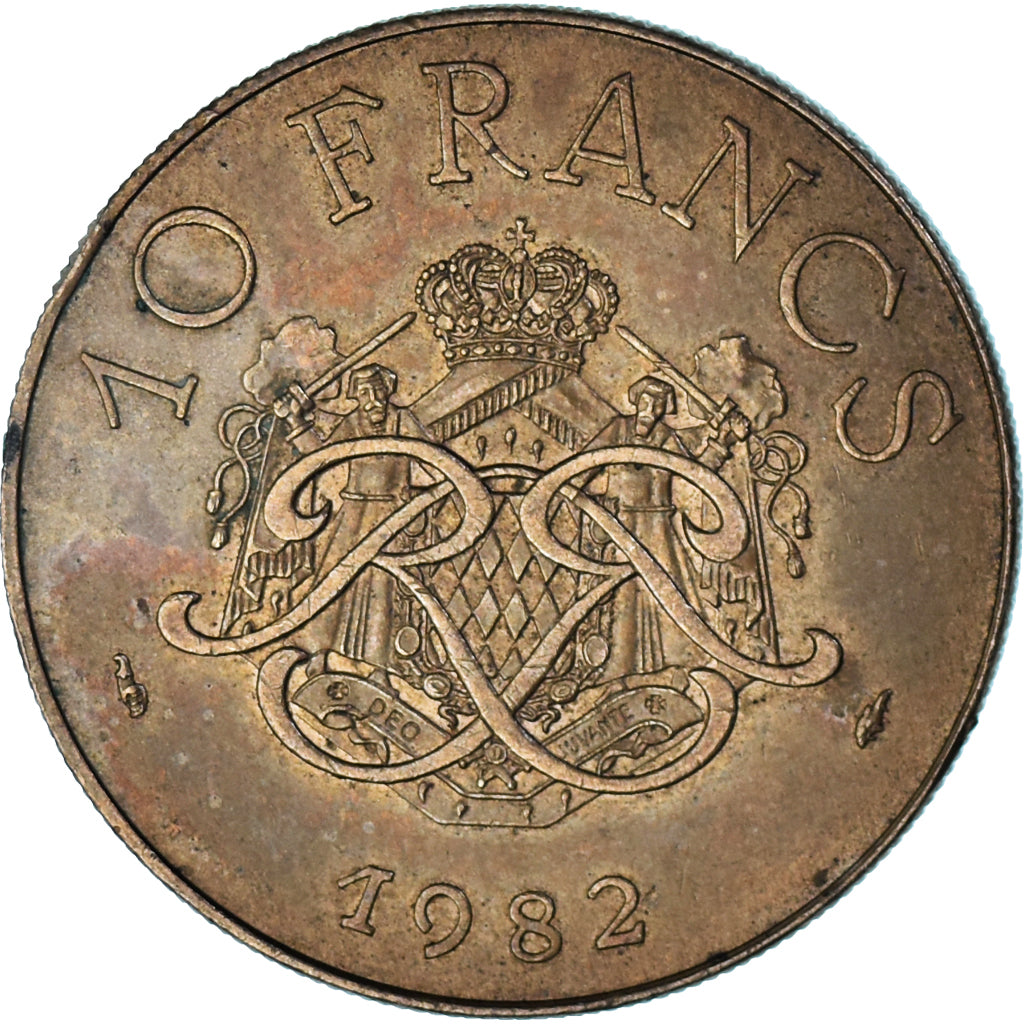 Moneta, Monaco, 10 Francs, 1982