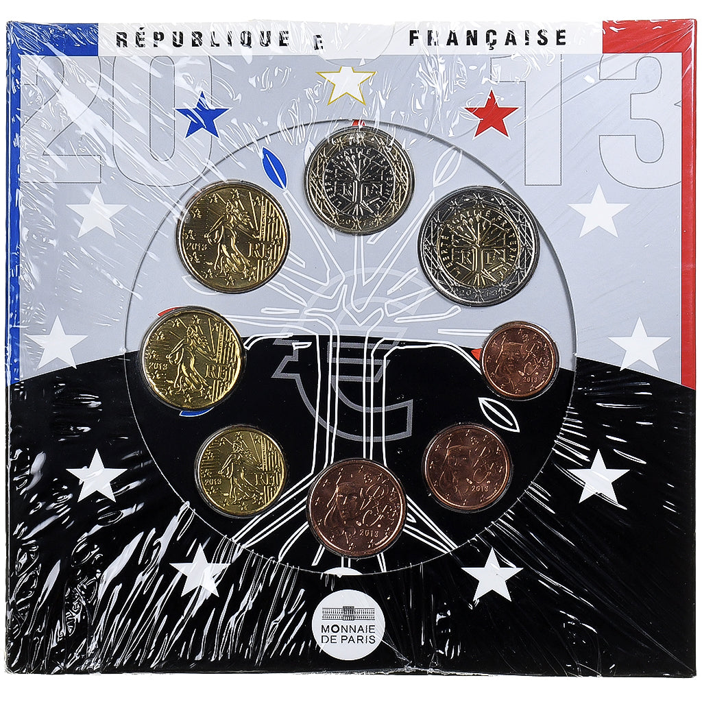 France, Coffret 1c. à 2€, BU, 2013, MDP, MS(65-70)