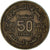 Monnaie, Maroc, 50 Centimes, 1945