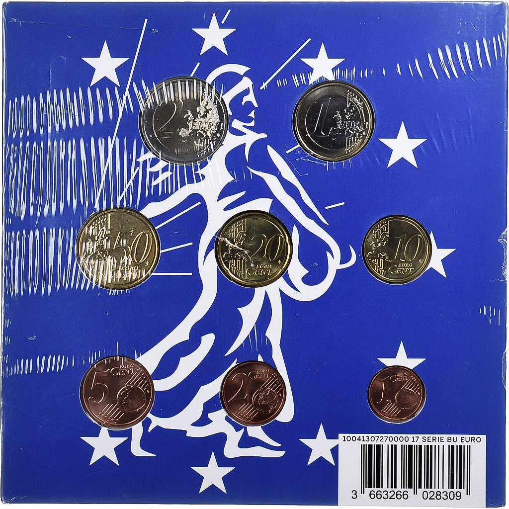 France, Coffret 1c. à 2€, BU, 2017, MDP, MS(65-70)