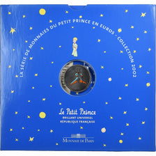 France, Set 1 ct. - 2 Euro + Medal, Petit Prince, BU, 2002, MDP, MS(65-70)