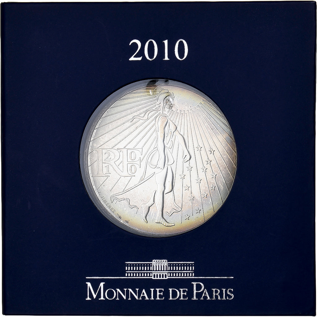 France, 50 Euro, Semeuse, 2010, MDP, Silver, MS(65-70)