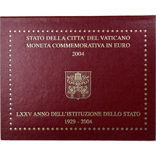 Vatican, Jean-Paul II, 2 Euro, 75e Anniversaire du Vatican, Rome, Bimétallique