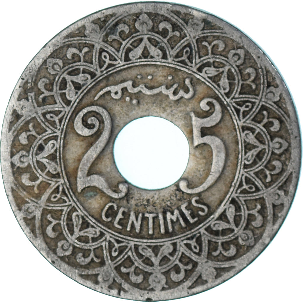 Moneda, Marruecos, 25 Centimes, 1921