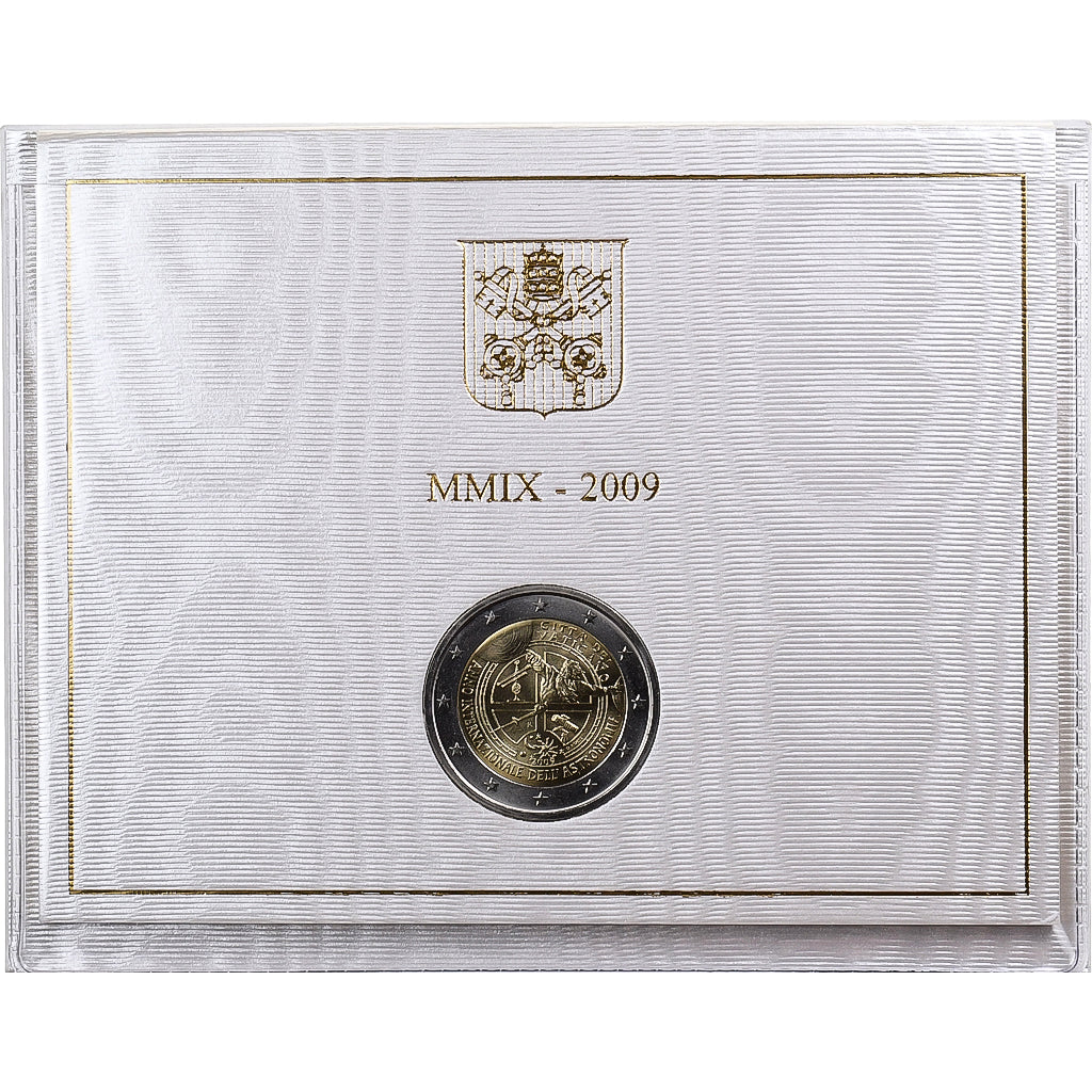 Vatican, Benedict XVI, 2 Euro, International Year of Astronomy, 2009, Rome