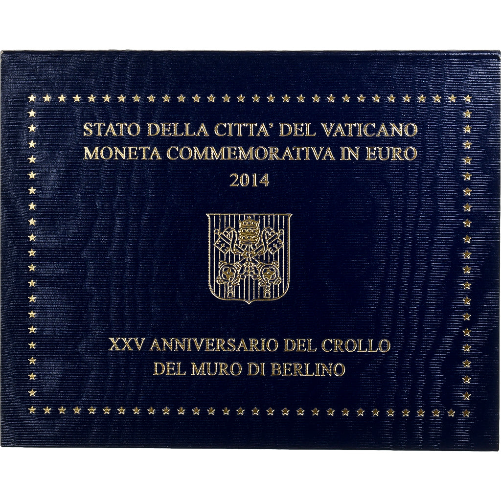 Vaticano, Francis I, 2 Euro, 25th Anniversary, Fall of the Berlin Wall, 2014