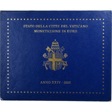 Vatican, John Paul II, Set 1 ct. - 2 Euro, 2002 (Anno XXIV), Rome, MS(65-70)