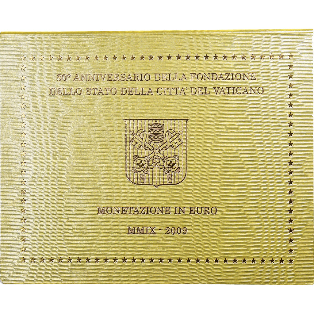 Vatikan, Benedict XVI, Set 1 ct. - 2 Euro, 2009, Rome, STGL