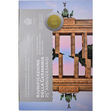 San Marino, 2 Euro, 25 Years of German Unity, 2015, Rome, Bimetálico, MS(65-70)