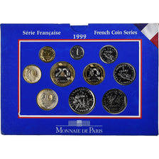 France, Coffret 1 c. à 20 frs., 1999, MDP, BU, MS(65-70)