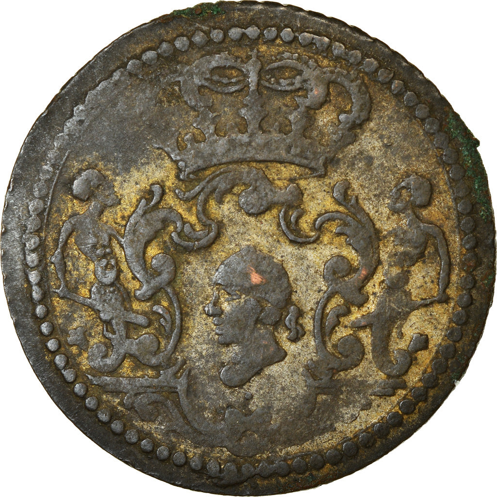 Monnaie, États italiens, CORSICA, General Pasquale Paoli, 4 Soldi, 1766