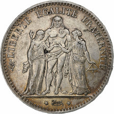 Francia, 5 Francs, Hercule, 1875, Paris, Argento, BB, Gadoury:745a