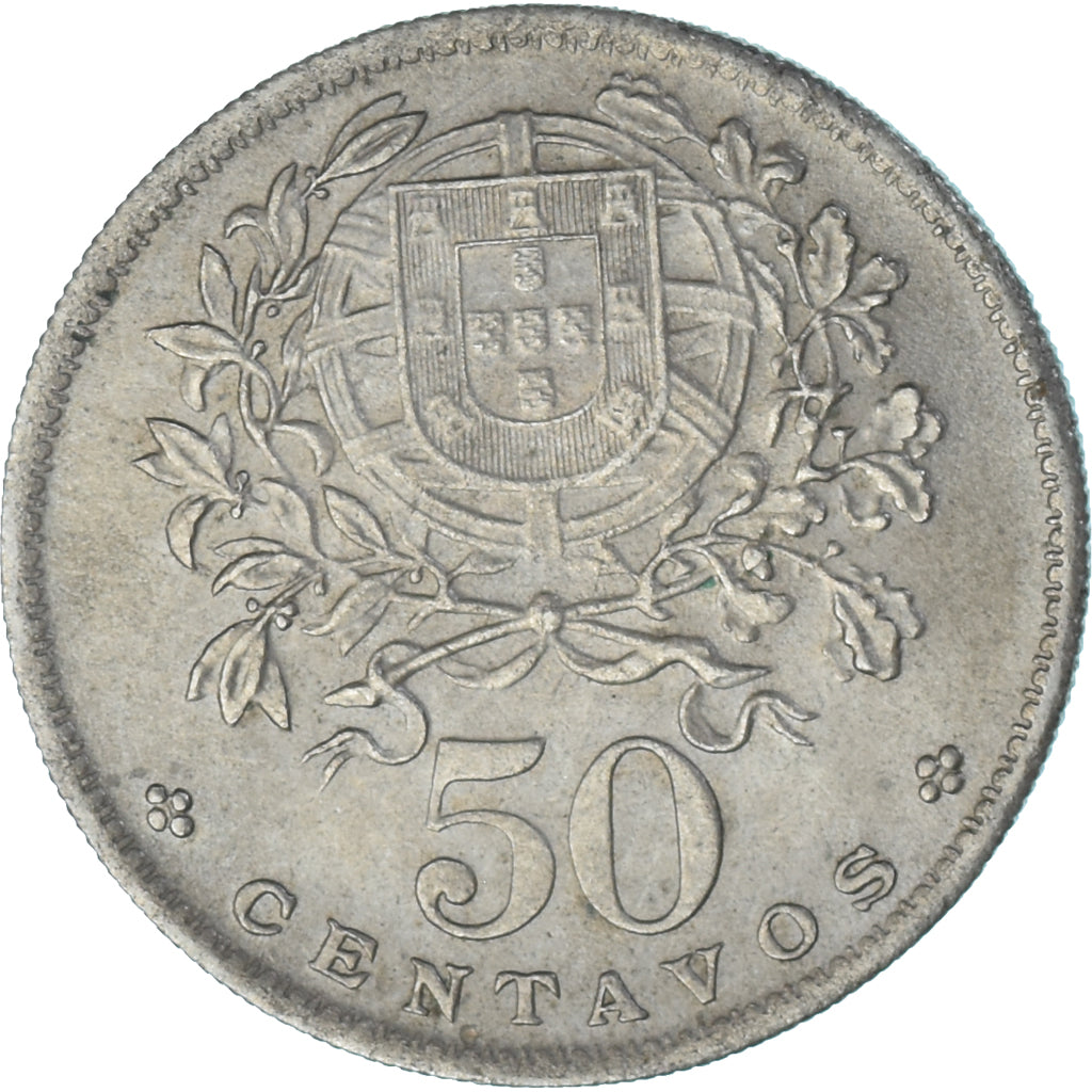 Münze, Portugal, 50 Centavos, 1962
