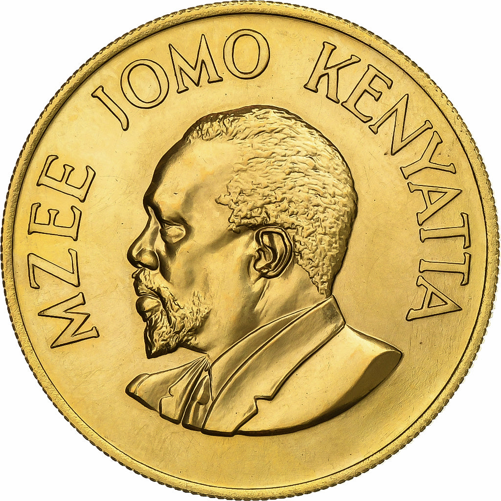 Kenya, 500 Shillings, Mzee Jomo Kenyatta, 1966, London, Oro, SPL, KM:9