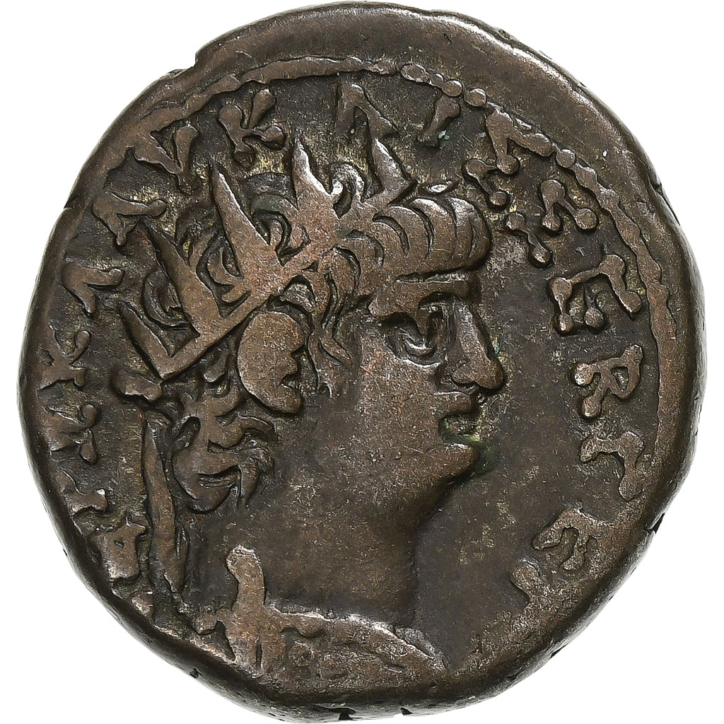 Egypt, Nero, Tetradrachm, 64-65, Alexandria, Billon, VF(30-35), RPC:I-5283