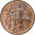 Francja, 10 Centimes, Daniel-Dupuis, 1916, Paris, Brązowy, MS(63)