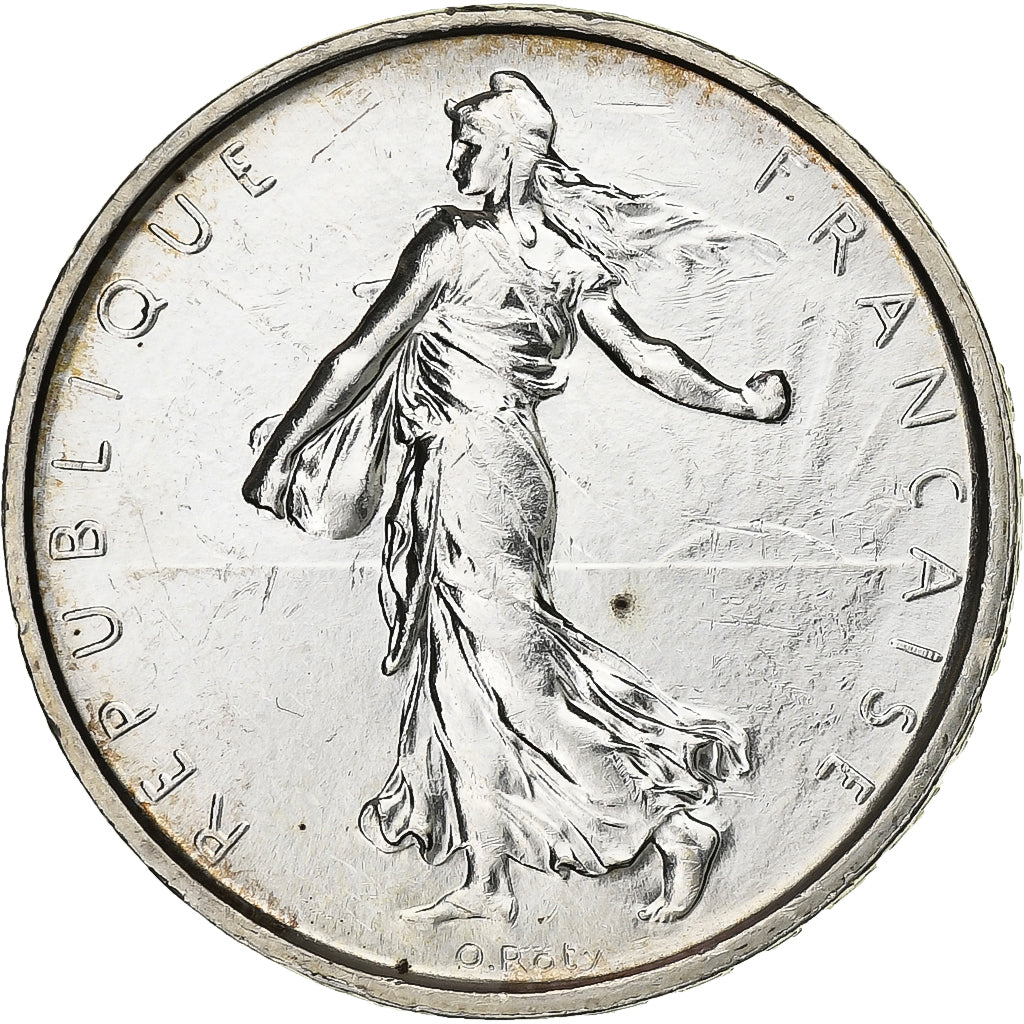 Francia, 5 Francs, Semeuse, 1965, Paris, Argento, SPL