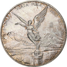 Mexique, 1 Once, Libertad, 2007, Mexico, Argent, SUP