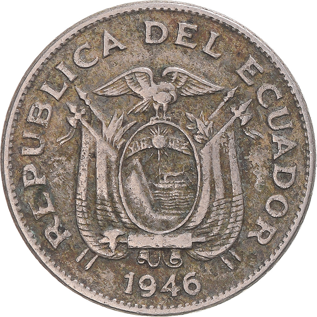 Monnaie, Équateur, 20 Centavos, 1946