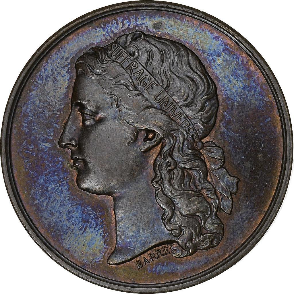 Frankreich, Module de 10 Centimes, 1878, Pattern, Bronze, VZ+