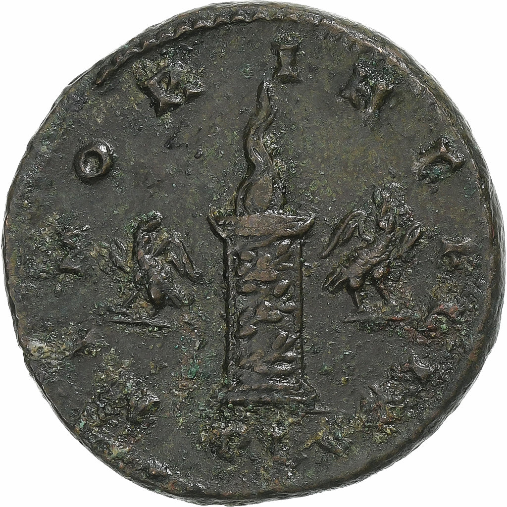 Divus Constantius Chlorus, Æ Unit, 307-308, Lugdunum, Bronze, EF(40-45)