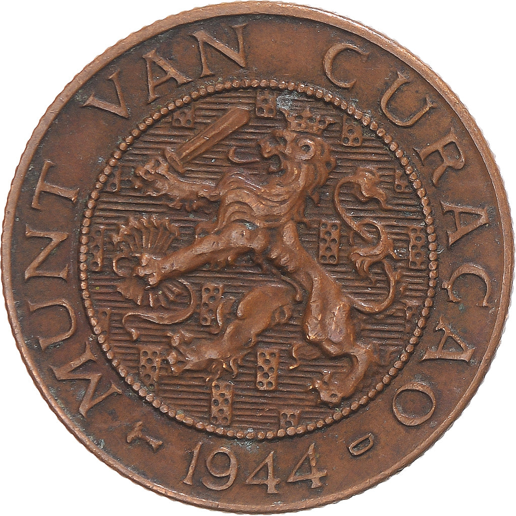 Moneda, Curaçao, 2-1/2 Cents, 1944