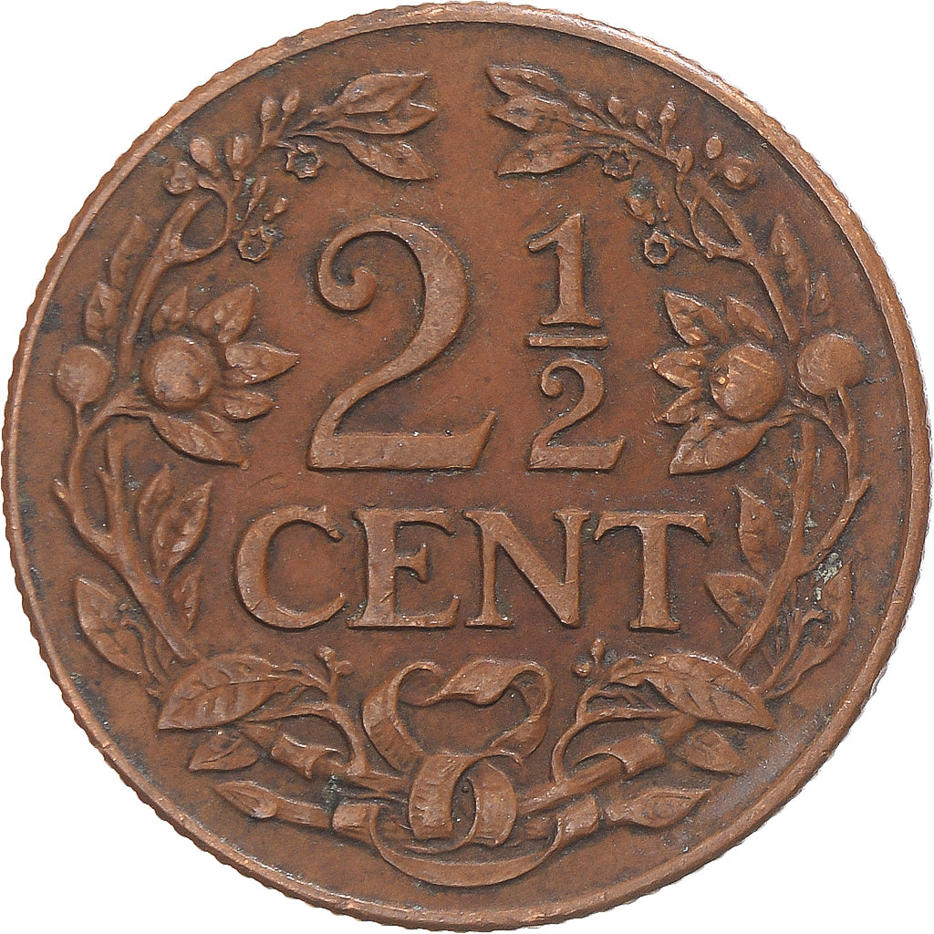 Moneda, Curaçao, 2-1/2 Cents, 1944