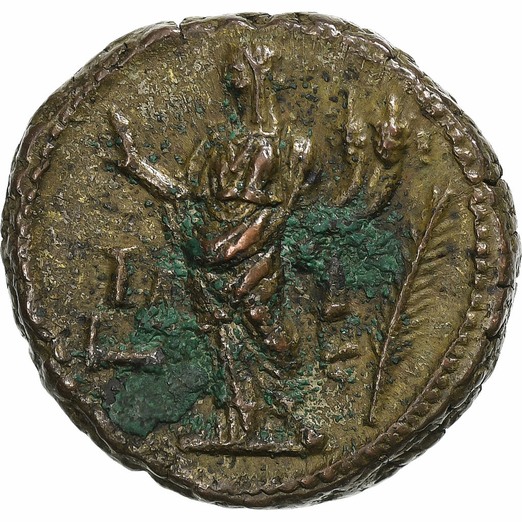 Egipt, Gallienus, Tetradrachm, 266-267, Alexandria, Bilon, AU(55-58), RPC:X
