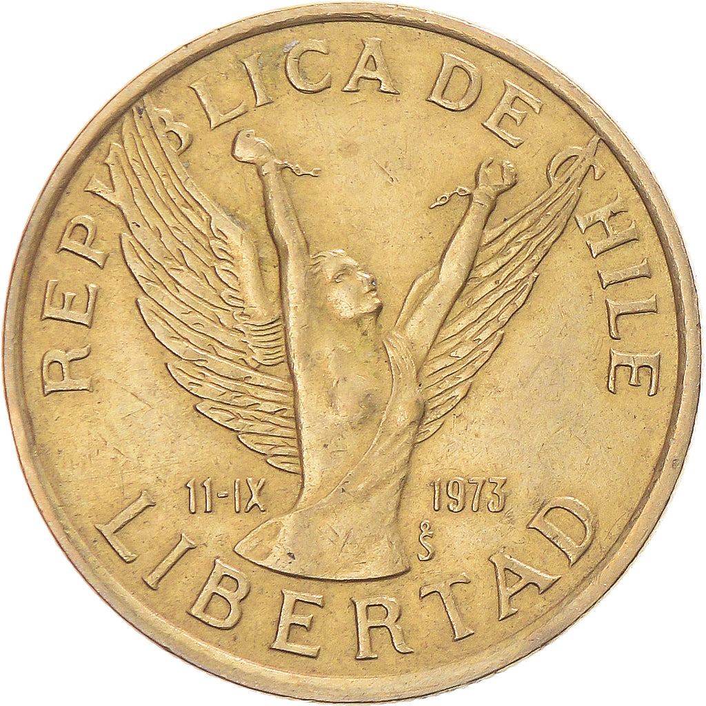 Coin, Chile, 10 Pesos, 1982