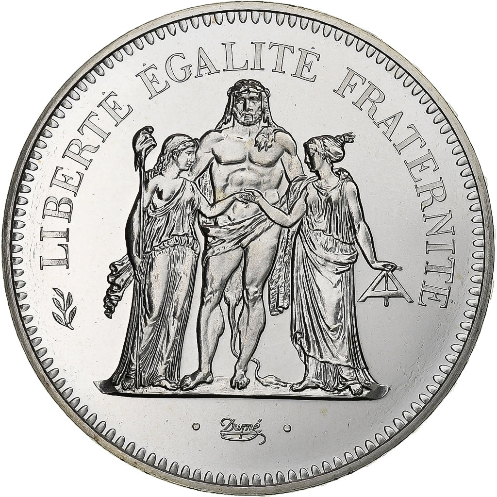 France, 50 Francs, Hercule, 1974, MDP, série FDC, Silver, MS(65-70)