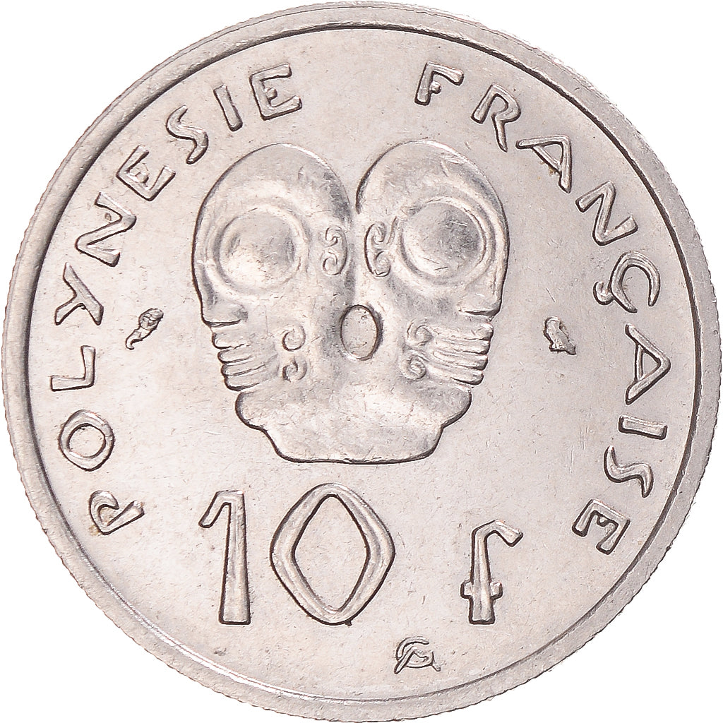 Moneta, Polinezja Francuska, 10 Francs, 1967