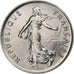 Francja, 5 Francs, Semeuse, 1974, MDP, série FDC, Miedź - nikiel niklowany