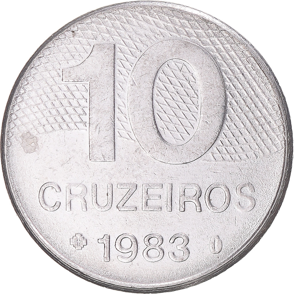 Moeda, Brasil, 10 Cruzeiros, 1983