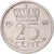 Holandia, 25 Cents, 1948, Nikiel, EF(40-45)