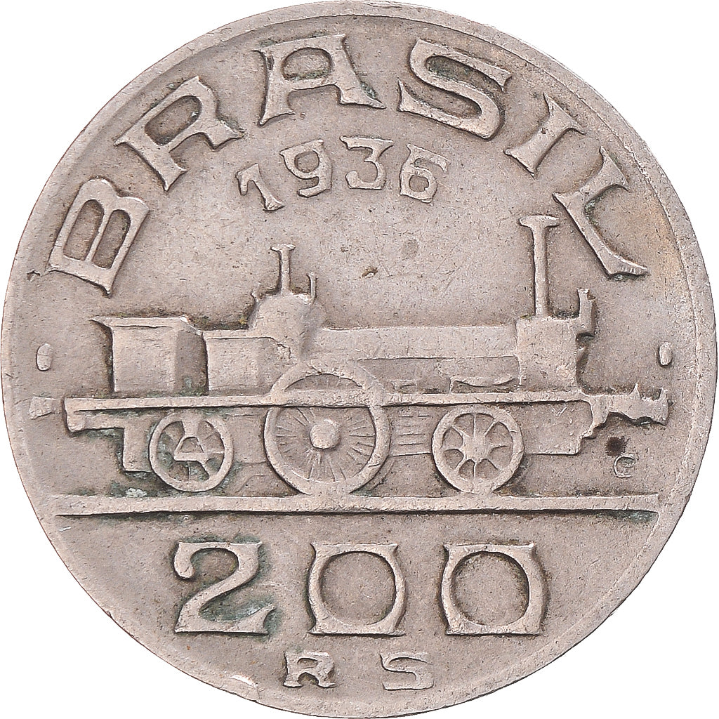 Moneta, Brasile, 200 Reis, 1936